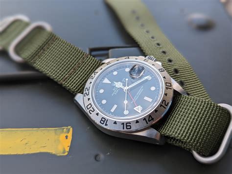 rolex explorer ii 22mm nato|Rolex Explorer II price.